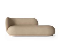 Ferm Living Chaise longue Divan Rico gauche Brossé sable
