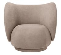 ferm LIVING Fauteuil Rico Bouclé Sable