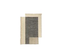 Ferm Living Counter Tapis 140x200 cm Charbon/ Blanc Cassé