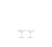 Set de 2 verres à champagne Ripple H x Ø 11x10.5cm