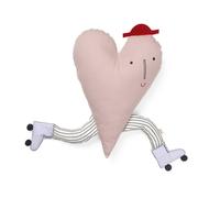 Ferm Living Coussin Heart Dusty rose