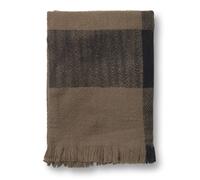 Ferm Living Couverture Dry - sugar kelp/black
