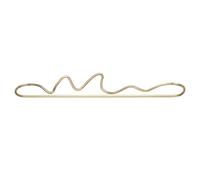 Ferm Living Curvature porte-serviettes doré fait main en laiton 66 cm