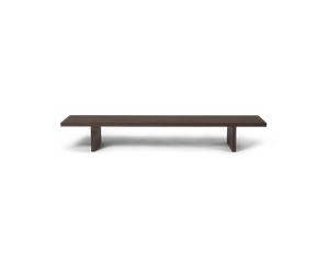 Ferm Living display table Table d'appoint Kona Dark stained oak veneer