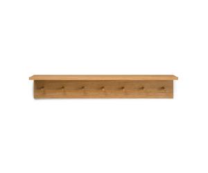 Ferm Living Étagère-patère à boutons Place Rack chêne Large