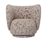 Ferm Living Fauteuil de salon Rico Cilla-Taupe