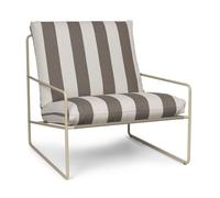 Ferm Living Fauteuil Desert Cash stripe-chocolate
