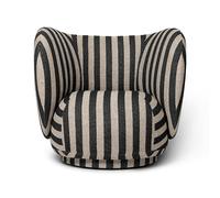 Ferm Living Fauteuil Rico lounge chair Louisiana sable noir