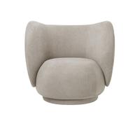 Ferm Living Fauteuil Rico Bouclé Sable