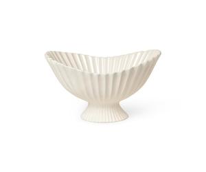 Ferm Living Fontaine Centerpiece Bol deTable Blanc Cassé