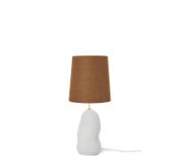 Ferm Living Hebe Lampe à Poser Moyen Blanc avec Abat-jour Brun
