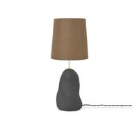 Ferm Living Hebe Lampe à Poser Moyen Noir avec Abat-jour Brun