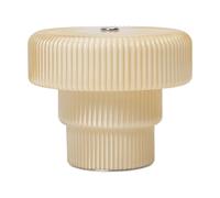 Ferm Living Lampe de table portable Ripple 10 cm Avoine