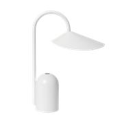 Ferm Living Lampe de table portable avec batterie Arum blanc lxHxP 14,5x30x21cm