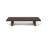 Ferm Living low table Table d'appoint Kona Dark Stained oak veneer