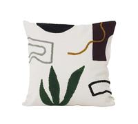 ferm LIVING Coussin Mirage 50x50cm blanc cacti 50x50cm