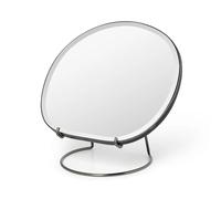 Ferm Living Miroir de table Pond Dark chrome