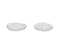 Ferm Living Pack de 2 pierres de verre Momento Ø11 cm
