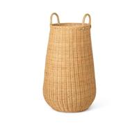 ferm LIVING Panier à linge en rotin tressé naturel H x Ø 80x42cm