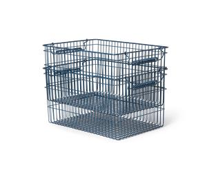 Ferm Living Panier Cala empilable 2 pièces Dark blue