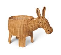 Ferm Living Panier de rangement Donkey 49x35x66 cm Natural