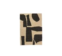 Ferm Living Piece Tapis 140x200 cm Blanc Cassé/ Café