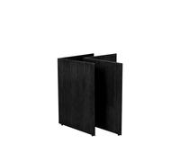 Ferm Living Pieds de table Mingle lot de 2 black. w68