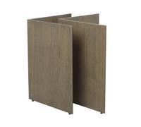 Ferm Living Pieds de table Mingle - teinté foncé - W68