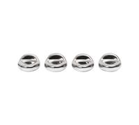 Ferm Living Pieds pour pot de fleurs Nube lot de 4 Argent