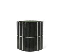 ferm LIVING Pot à plantes Pillar vert foncé H x Ø 40x40cm