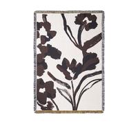Ferm Living Plaid Cilla tapestry 120x170 cm Off-white-Dark grape