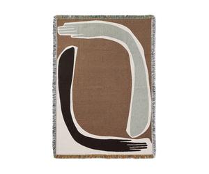 Ferm Living Plaid Pose Tapestry 120x170 cm Coffee