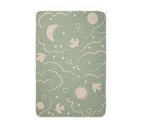 Ferm Living Plaid Skye Tea green-parchment. 80x120 cm