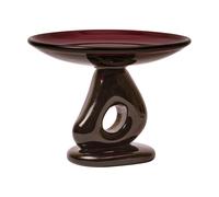 Ferm Living Plat Damo glass centerpiece Ø30 cm Dark grape