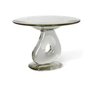 Ferm Living Plateau centre de table en verre Damo Ø21 cm Clear