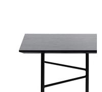 ferm LIVING Plateau de table Mingle - chêne décapé noir - 160 x 90 cm