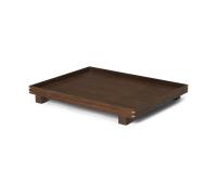 Ferm Living Plateau en bois Bon large Smoked oak