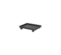 Ferm Living Plateau en bois Bon small Chêne teinté noir