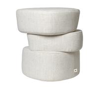 Ferm Living Pouf Plyo staple Off-white
