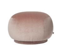 Ferm Living Pouf Rico Devoré Velvet-blush