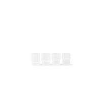 ferm LIVING - Ripple Small Glasses Set of 4 Frosted