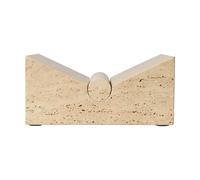 Ferm Living Serre-livres Tvara Travertin. 22x22 cm