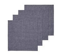 Ferm Living Serviettes Hale lot de 4 Indigo blue. 35x35 cm