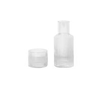 Ferm Living Ripple Petit Set Carafe Transparente