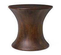 Ferm Living Spin tabouret rond 30 cm Bois de manguier. Ø33.5x30 cm