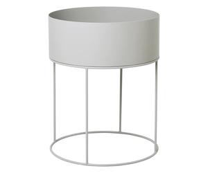 Ferm Living Support Ferm Living Plant Box rond gris clair