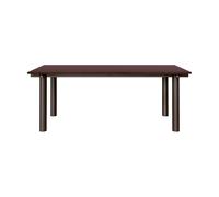 Ferm Living Table à manger Atura Dark chocolate-burgundy. 90x200 cm