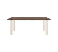 Ferm Living Table à manger Atura Light cashmere-chêne teinté foncé. 90x200 cm