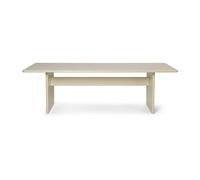Ferm Living Table à manger Rink large 240x90x74 cm Eggshell