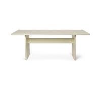 Ferm Living Table à manger Rink small 200x90x74 cm Eggshell